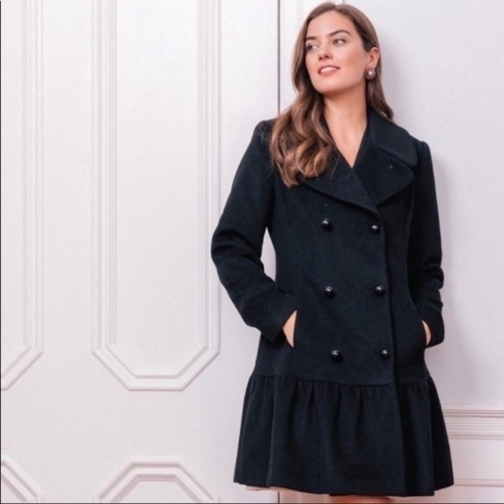 Gal Meets Glam Amanda Wool Coat Women's Size Medium NWT